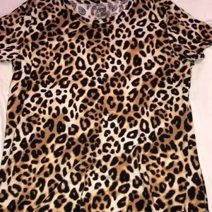 cheetah print pink vs top